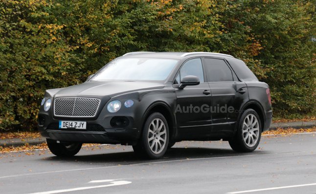 Bentley SUV Creeps Closer to Production in Spy Photos