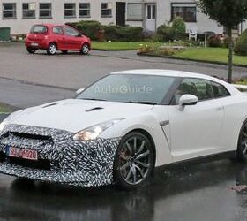 nissan gt r spied with front end updates