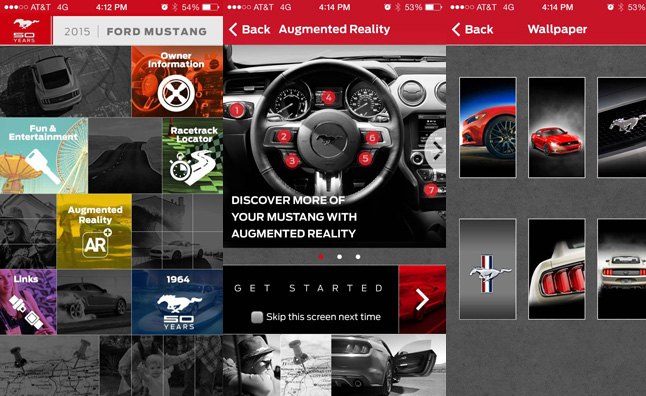 Ford Mustang Gets Its Own Interactive App