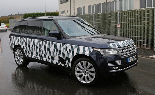Range Rover Long Wheelbase Spy Photos Hint at High-Performance SVR Model