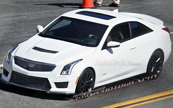 2015 Cadillac ATS-V Coupe Spied Completely Uncovered