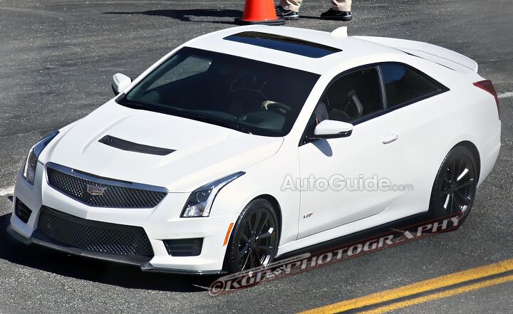 2015 Cadillac ATS-V Coupe Spied Completely Uncovered