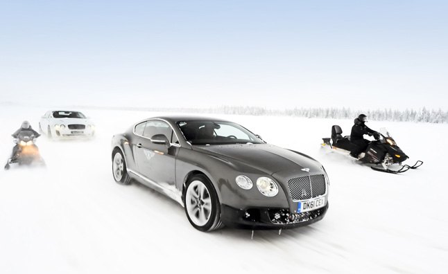 Bentley Continental GT3-R Joins 'Power on Ice'