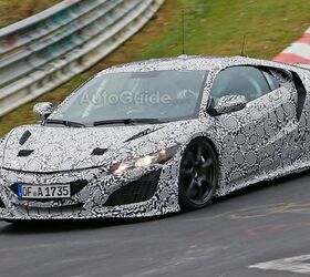 NSX Spied Testing, Now With 100 Percent Less Fire