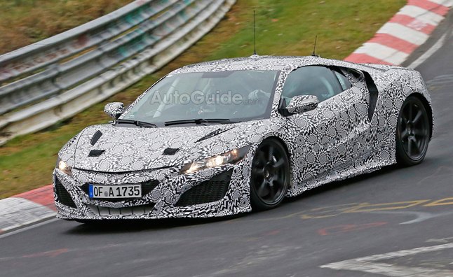 nsx spied testing now with 100 percent less fire