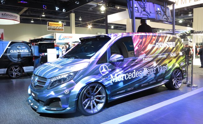 Mercedes Shows Off Four Customized Vans at SEMA
