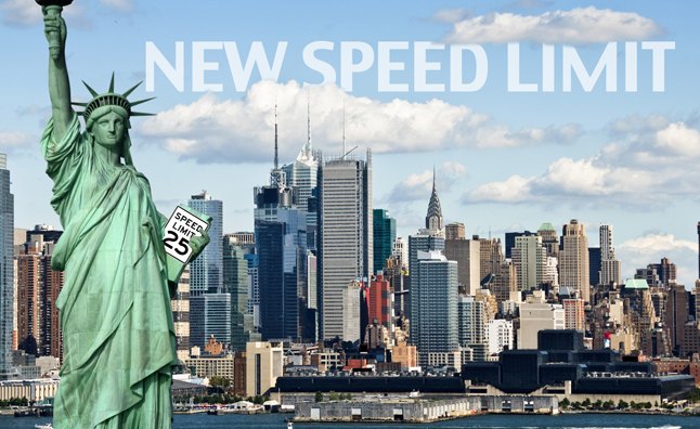 New York City Lowers Speed Limit to 25 MPH