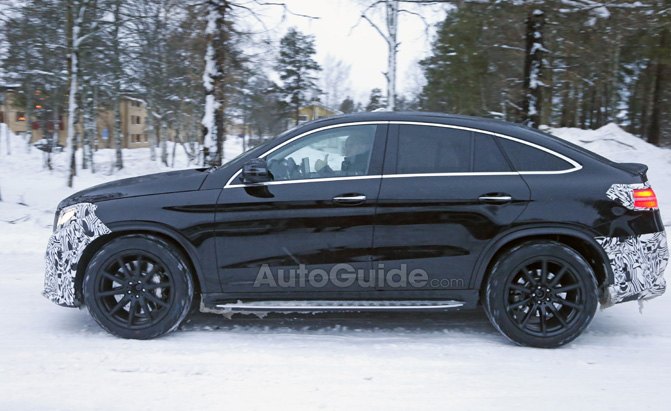 Mercedes GLE63 AMG Spied Winter Testing