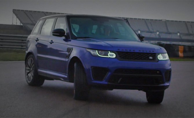 Range Rover Sport SVR Flexes Its Muscles in New Video