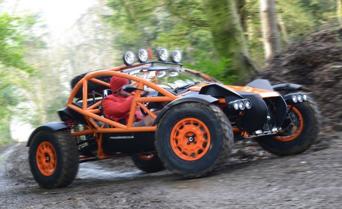 ariel nomad goes off roading with honda power