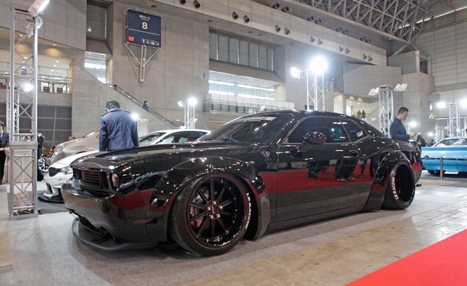 Dodge Challenger Given the Extreme Liberty Walk Tuner Treatment