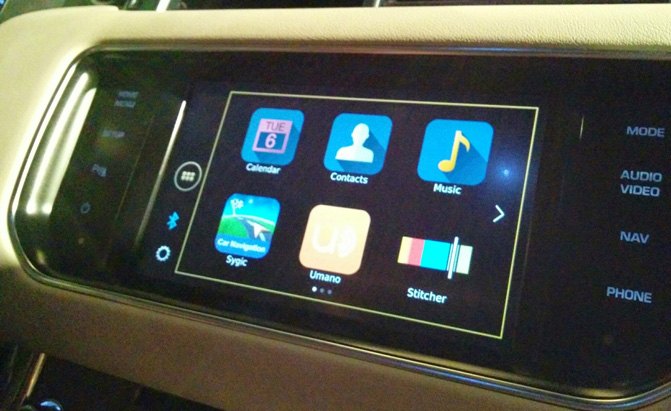 Land Rover Ios Jaguar Land Rover Shows Off Smartphone App Integration at CES ...