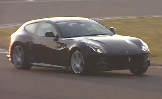 Ferrari FF Test Mule Filmed Testing at Fiorano