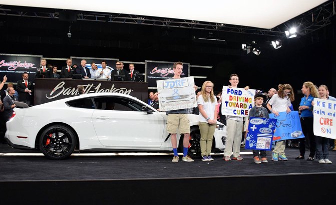 ford shelby gt350r raises 1m for charity