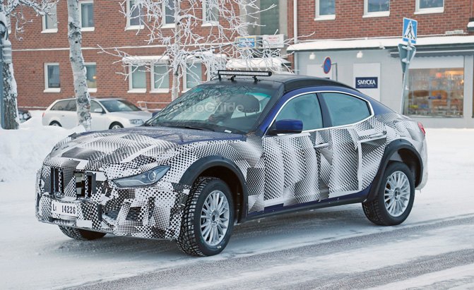 Maserati Levante Spied Cold Weather Testing