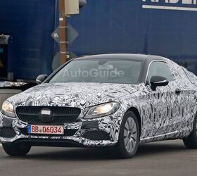 Mercedes C-Class Coupe Spied Testing