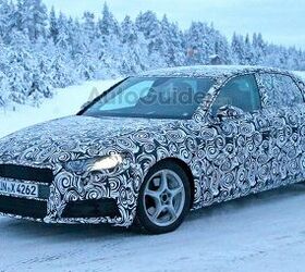 2016 Audi A4 Spied in the Snowy Wilderness