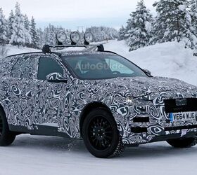 jaguar f pace spied with production body