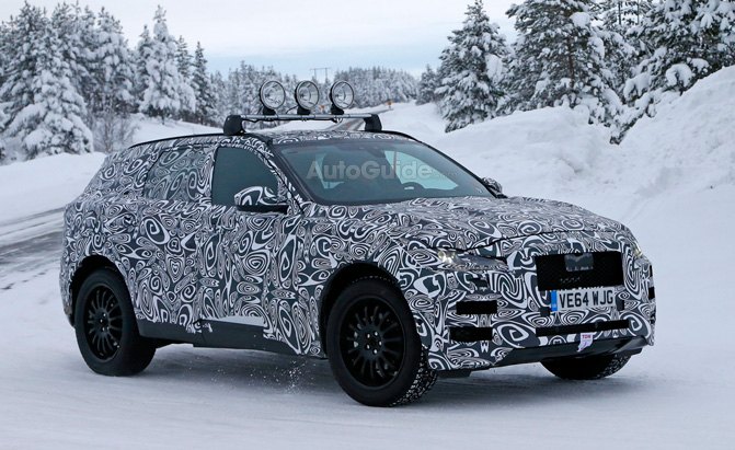 Jaguar F-PACE Spied With Production Body
