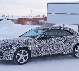 2016 Mercedes C-Class Convertible Spied in the Snow