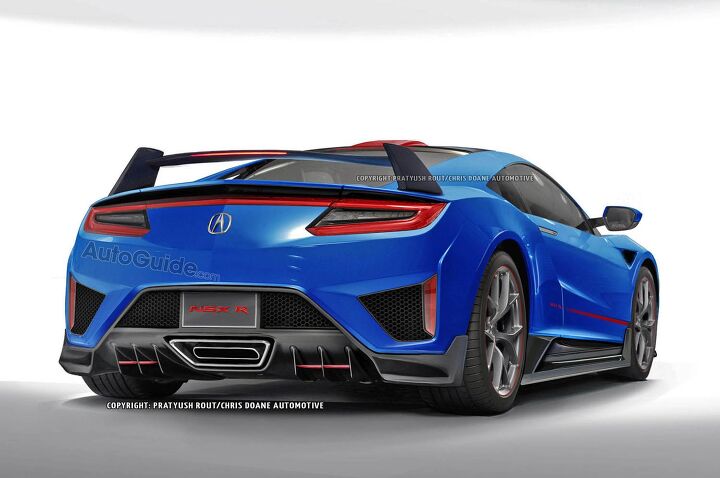 acura nsx type r rendered