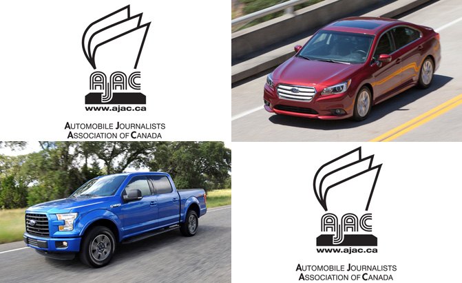 subaru legacy and ford f 150 win the canadian car and utility of the year awards