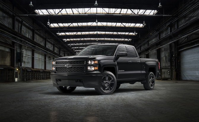 Chevy Silverado WT Adds Black Out Package
