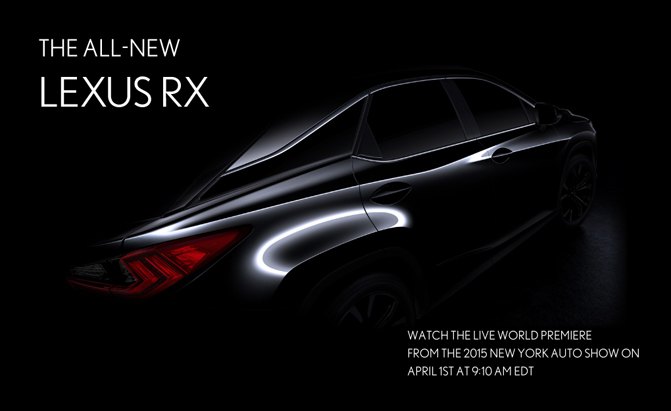 Watch the 2016 Lexus RX Debut Live Streaming Online