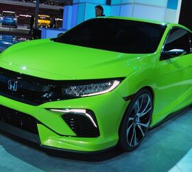 Lime-green Honda is the talk of the NY auto show