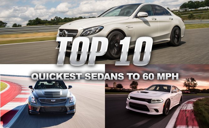 Top 10 Fastest Sedans to 60 MPH