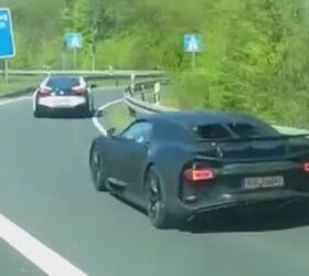 Bugatti Chiron Prototype Caught on Camera