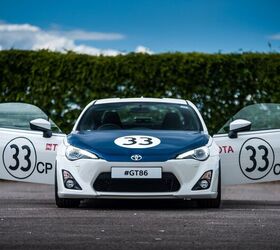 toyota gt86 dressed in retro liveries for festival of speed