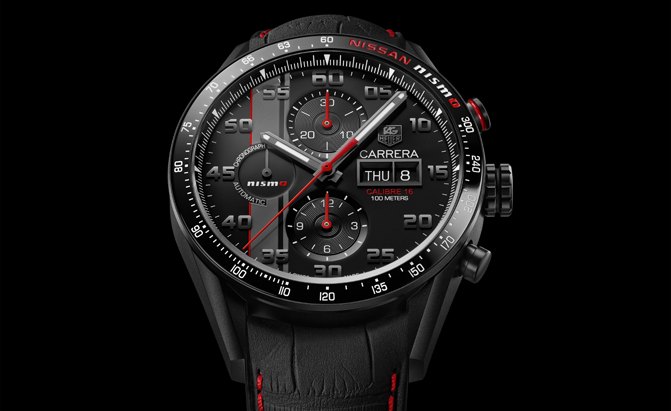 tag heuer carrera nismo watch celebrates le mans entry