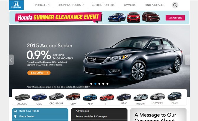 Honda, Subaru Have the Worst Automaker Websites: Study