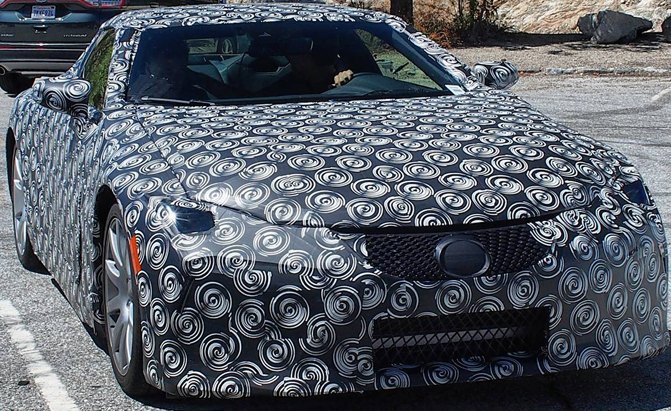 Lexus SC Spied Again Looking Production Ready