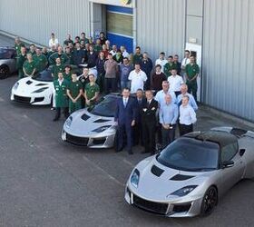 First Production Lotus Evora 400 Leaves Factory