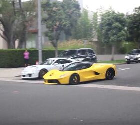 cringeworthy watch this laferrari driver brutalize his car and break the law