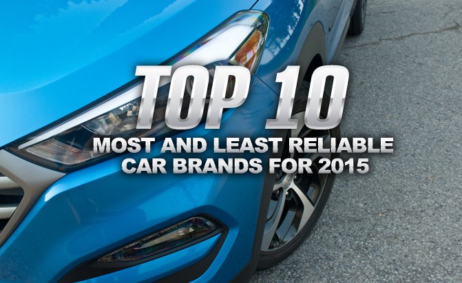 Top 10 Most Reliable and Least Reliable Car Brands of 2015 | AutoGuide.com
