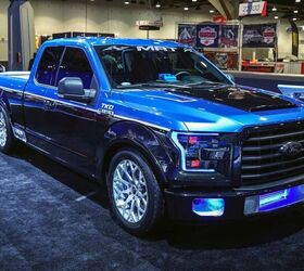 ford f 150s ready for the track or trails at 2015 sema show