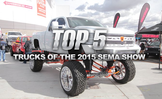 top 5 trucks of the 2015 sema show