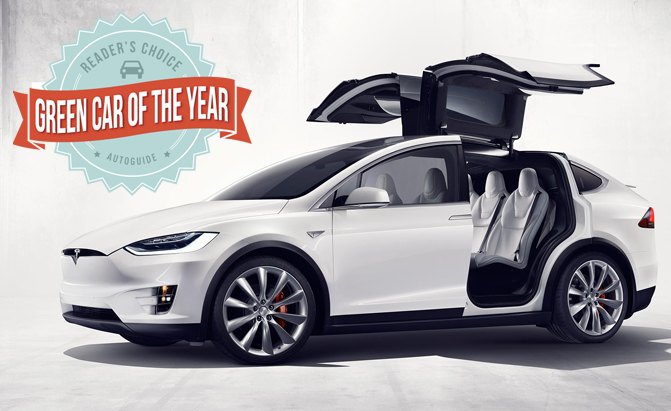 Tesla Model X Wins 2016 AutoGuide.com Reader's Choice Green Car of the Year Award