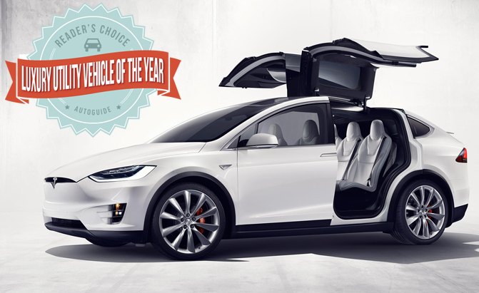 tesla model x wins 2016 autoguide com reader s choice luxury utility vehicle of the