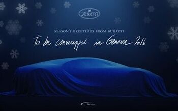 Bugatti Chiron Teased in Holiday Card