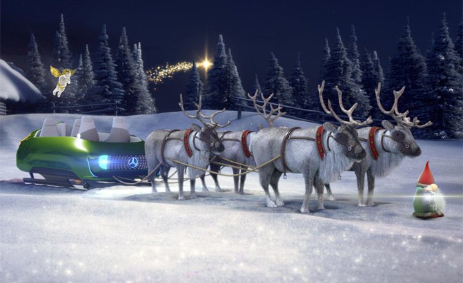 Mercedes Has a Santa-Class Christmas Sleigh Configurator to Play With If You're Bored Today