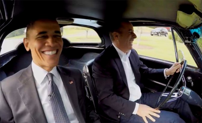 Barack Obama and Jerry Seinfeld Charm in Latest Comedians in Cars Getting Coffee