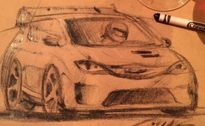 fiat chrysler s head of design doodled a pacifica hellcat using crayons