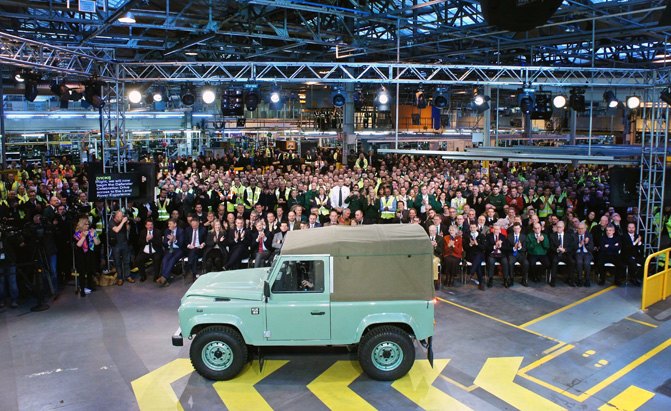 Production of the Current Land Rover Defender Has Ended