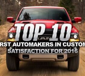 Top 10 Worst Automakers in Customer Satisfaction for 2016: J.D. Power