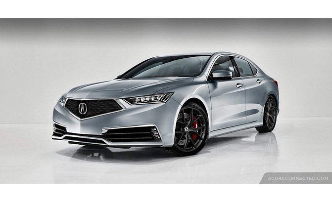 Renders Preview That the 2018 Acura TLX Will Look Pretty Snazzy