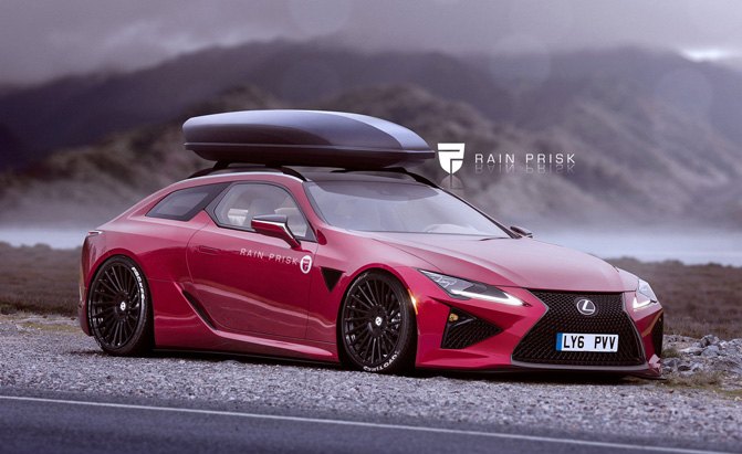 Lexus LC Looks Stunning as a Wagon in Renders